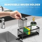 Cisily Black Sponge Holder for Kitchen Sink - Image 3