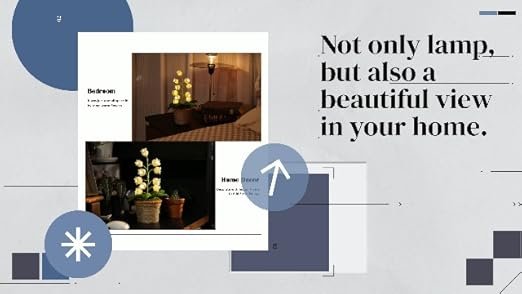 51Ce+AGVAnL.SX522_ Lily of The Valley Lamp, Crochet Artificial Flowers with Night Lights - Image 4