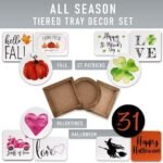 The Ultimate Farmhouse Fall Tiered Tray Decor Set - Image 4