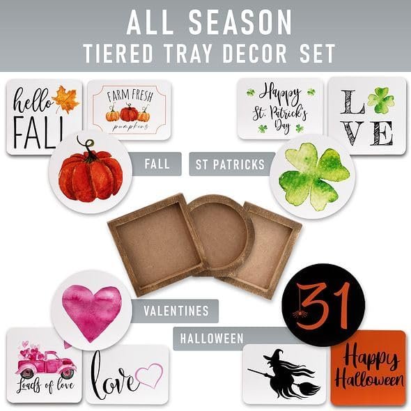 51iN5lyen0L._AC_ The Ultimate Farmhouse Fall Tiered Tray Decor Set - Image 4