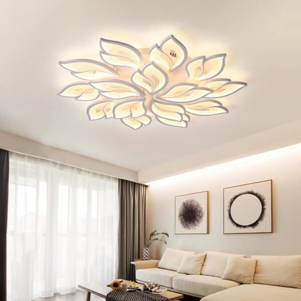 JAYMP 39.4" Flower Shaped Ceiling Light