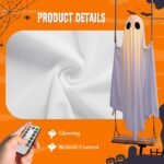 Halloween Decorations Outdoor Hanging Swing Ghost - Image 2
