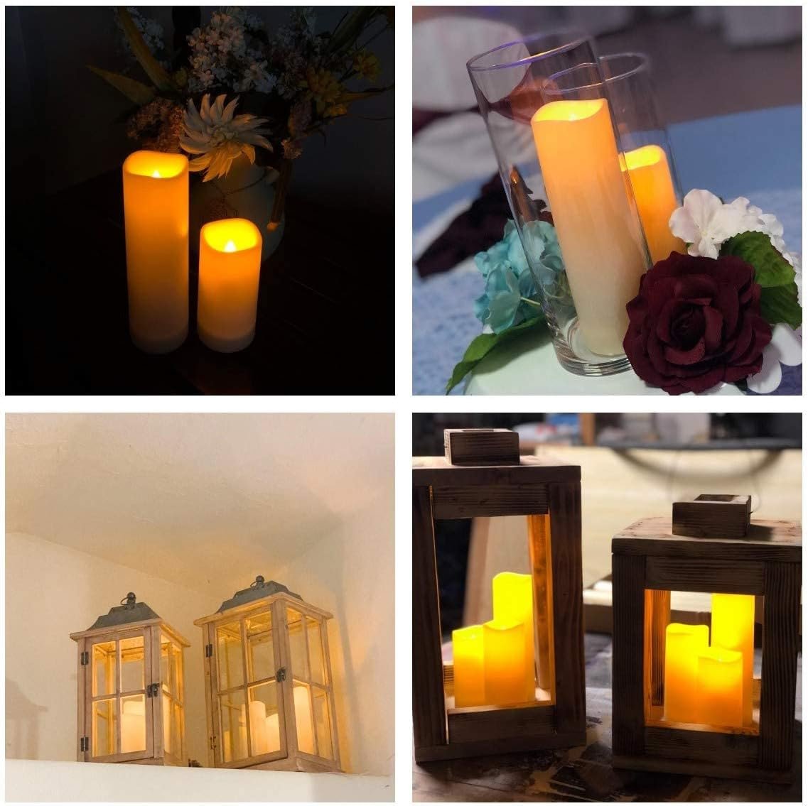 61E6ryNbEcL._AC_SL1200_ Aignis 12pcs Flameless LED Candles Warm - Image 5