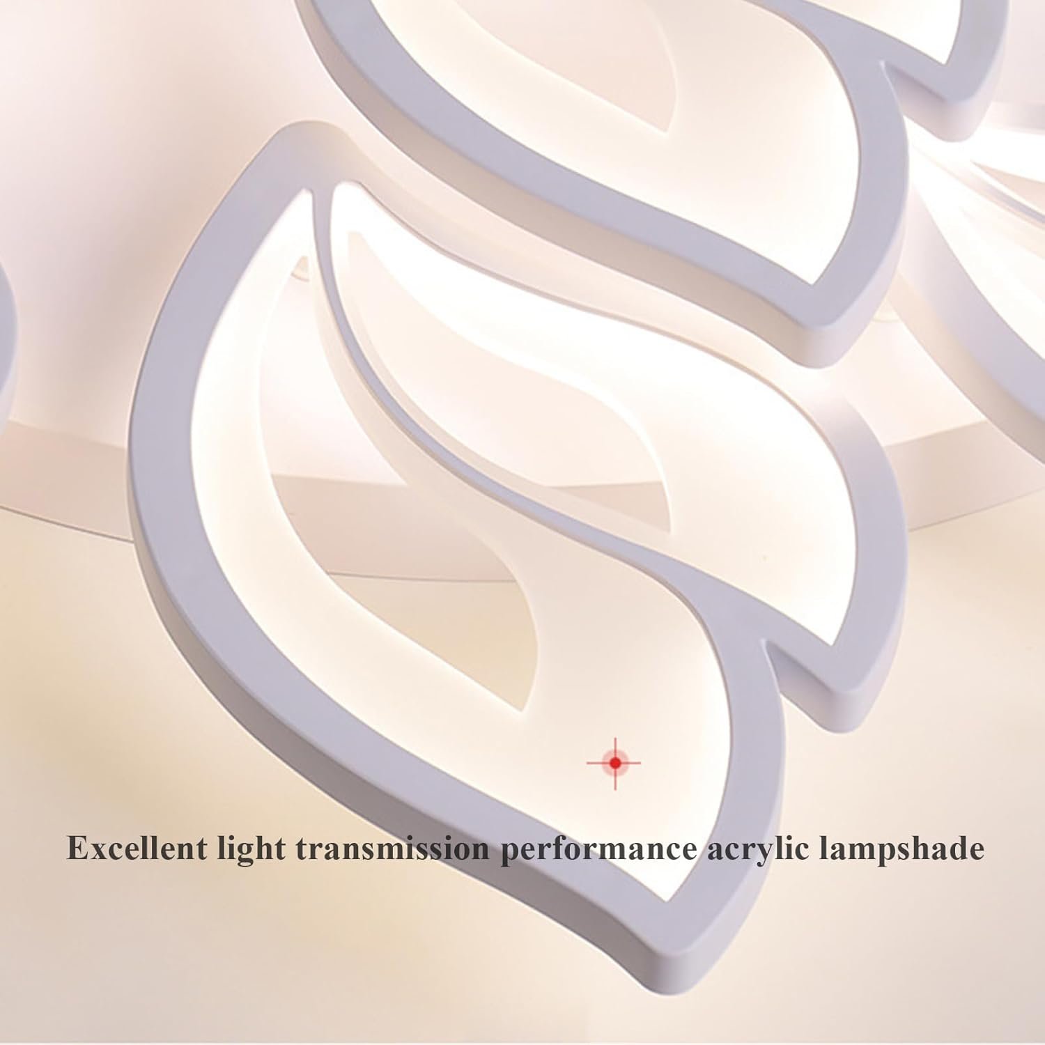 61+I6JPh8ZL._AC_SL1500_ JAYMP 39.4" Flower Shaped Ceiling Light - Image 5