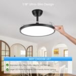 42" Retractable Ceiling Fan with Lights - Image 6