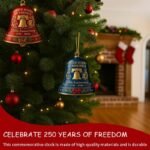 United States 250th Anniversary Bell Ornament - Image 6