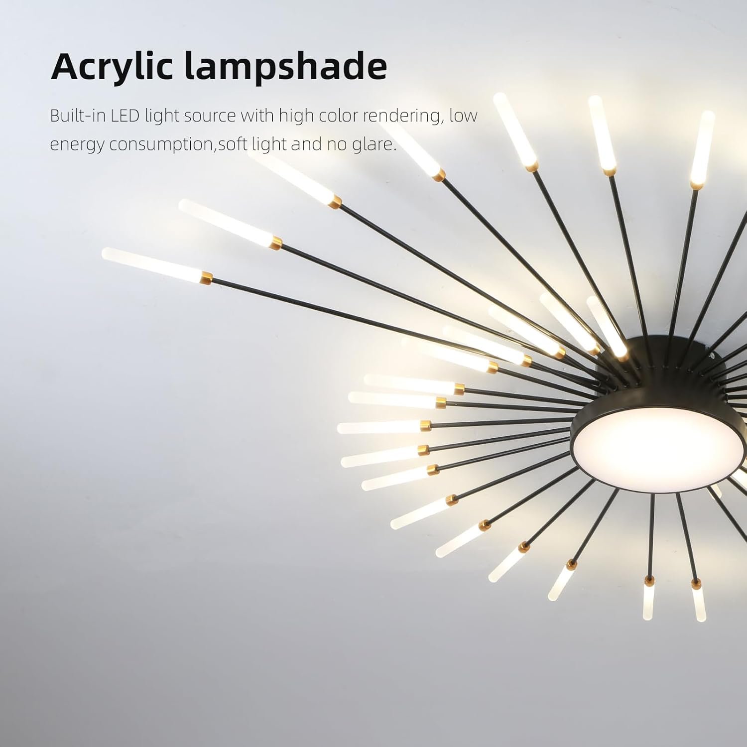 61VNiZTDwRL._AC_SL1500_ JAYMP Ceiling Light Modern Flower - Image 5