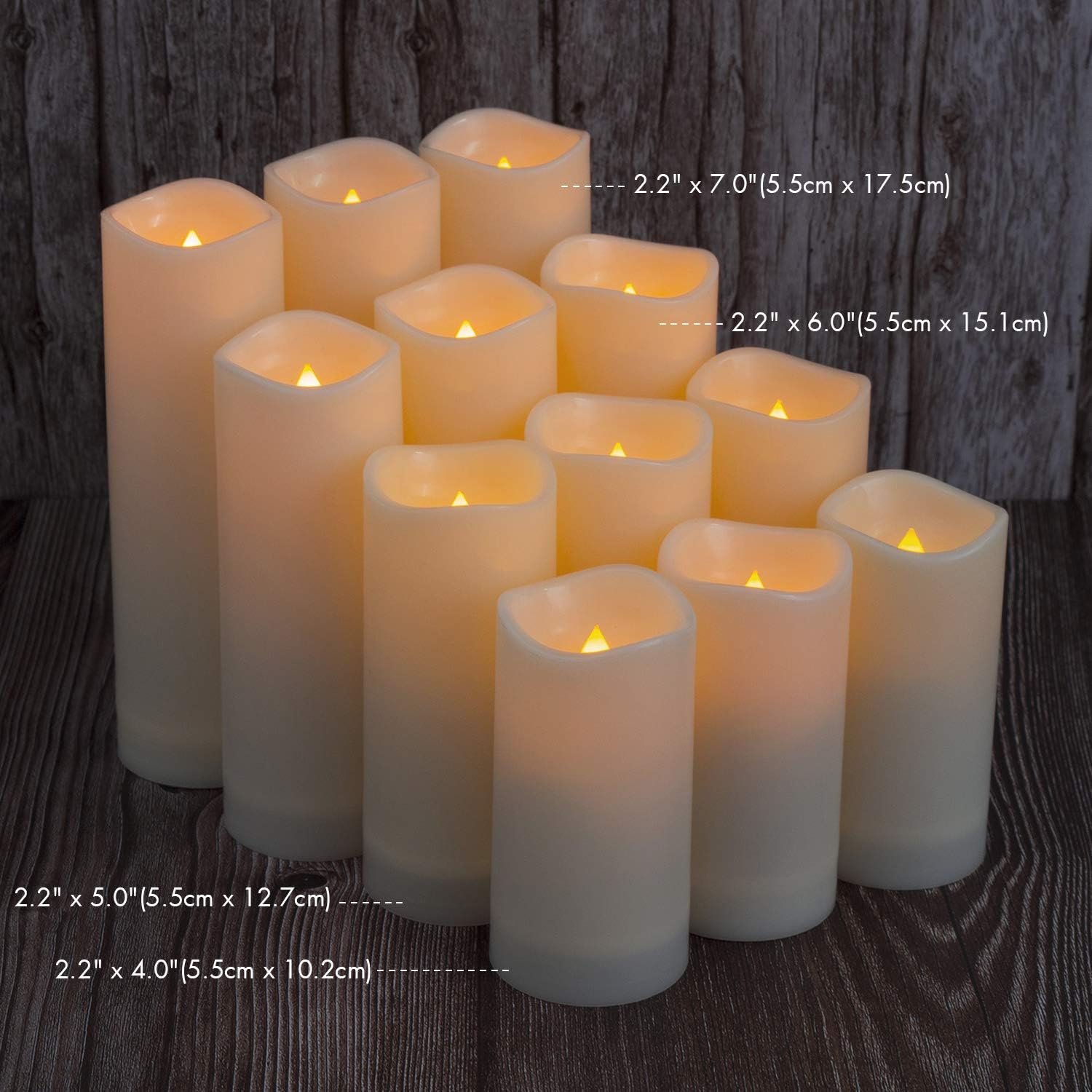 711C8Dm9BqL._AC_SL1500_ Aignis 12pcs Flameless LED Candles Warm - Image 2