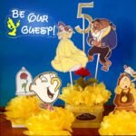 Be Our Guest Neon Signs Beauty and the Beast Birthday Part Candle Holder LED Ligfhts with - Image 7