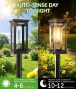 Up to 15H Taller & Brighter Solar Lights Outdoor - Image 4