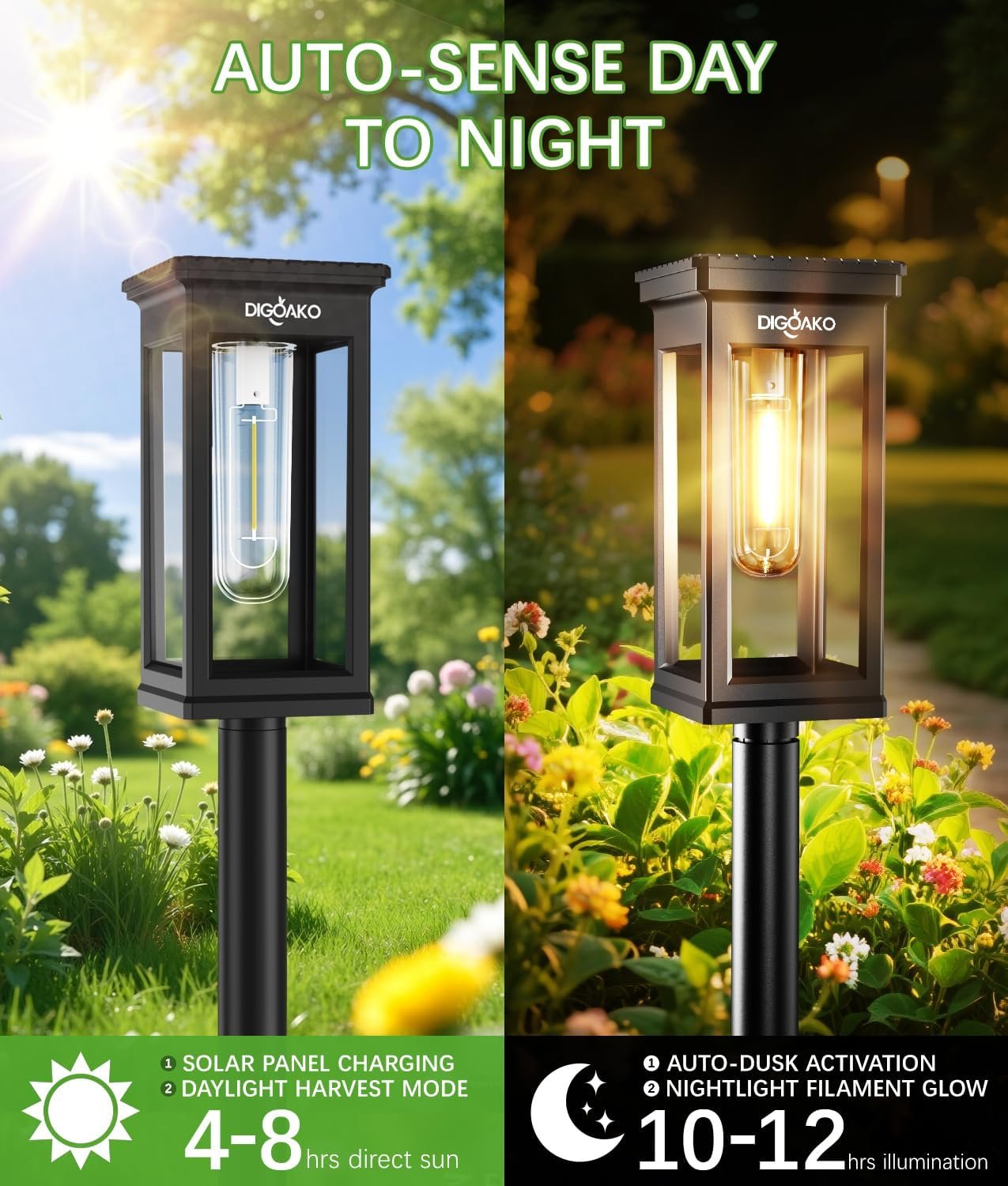 71DHwmaA-yL._AC_SL1500_ Up to 15H Taller & Brighter Solar Lights Outdoor - Image 4