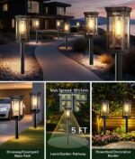 Up to 15H Taller & Brighter Solar Lights Outdoor - Image 6