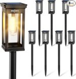 Up to 15H Taller & Brighter Solar Lights Outdoor