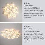 JAYMP 39.4" Flower Shaped Ceiling Light - Image 3