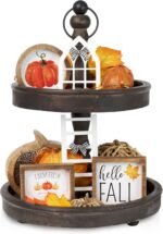 The Ultimate Farmhouse Fall Tiered Tray Decor Set