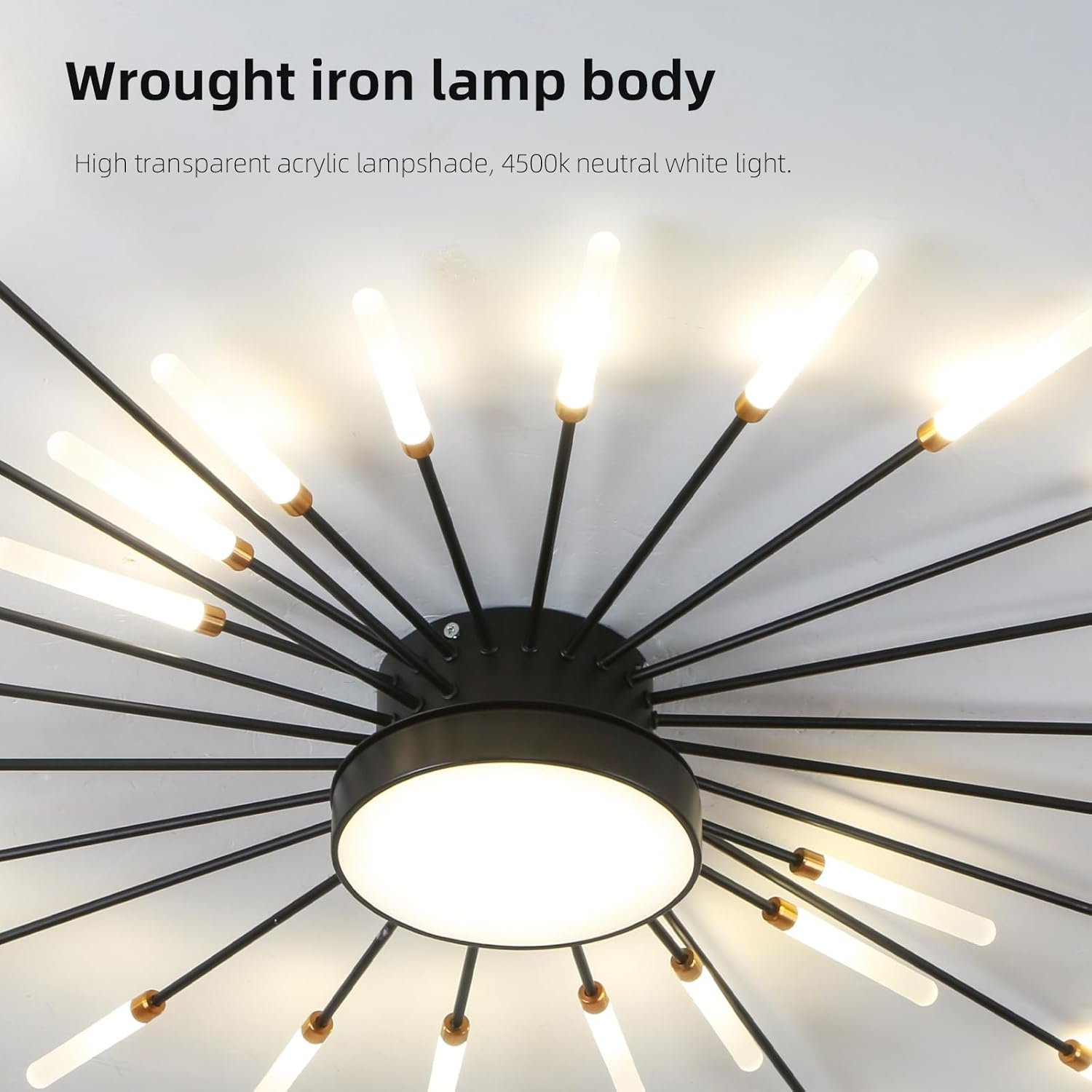 71tfDTGFPZL._AC_SL1500_ JAYMP Ceiling Light Modern Flower - Image 6