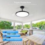 42" Retractable Ceiling Fan with Lights - Image 5