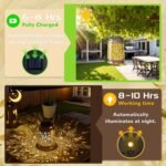 Mushroom & Frog Solar Lantern for Garden Outdoor Decor - Image 3