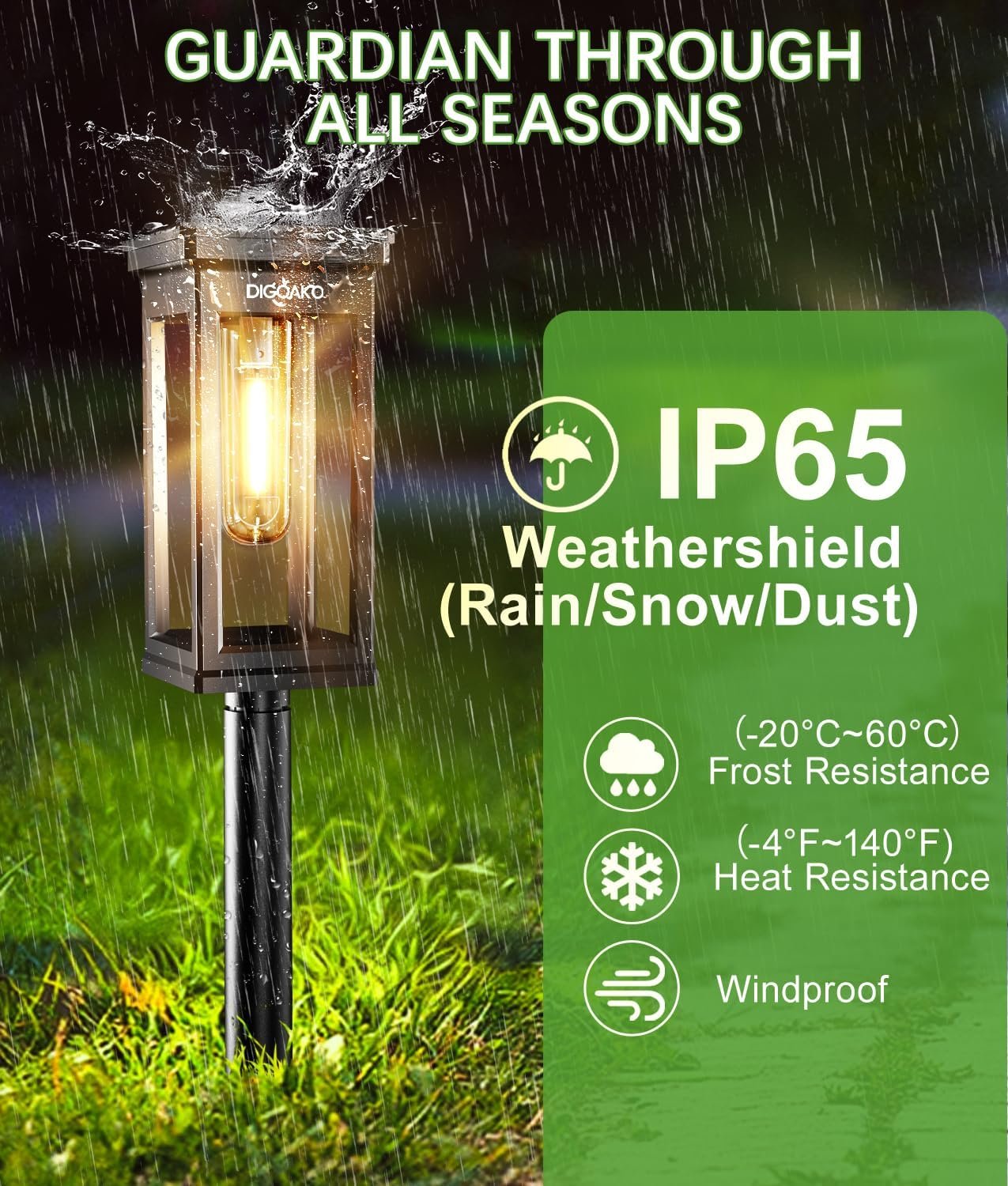 81EV32w59iL._AC_SL1500_ Up to 15H Taller & Brighter Solar Lights Outdoor - Image 5