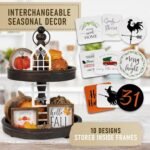 The Ultimate Farmhouse Fall Tiered Tray Decor Set - Image 7