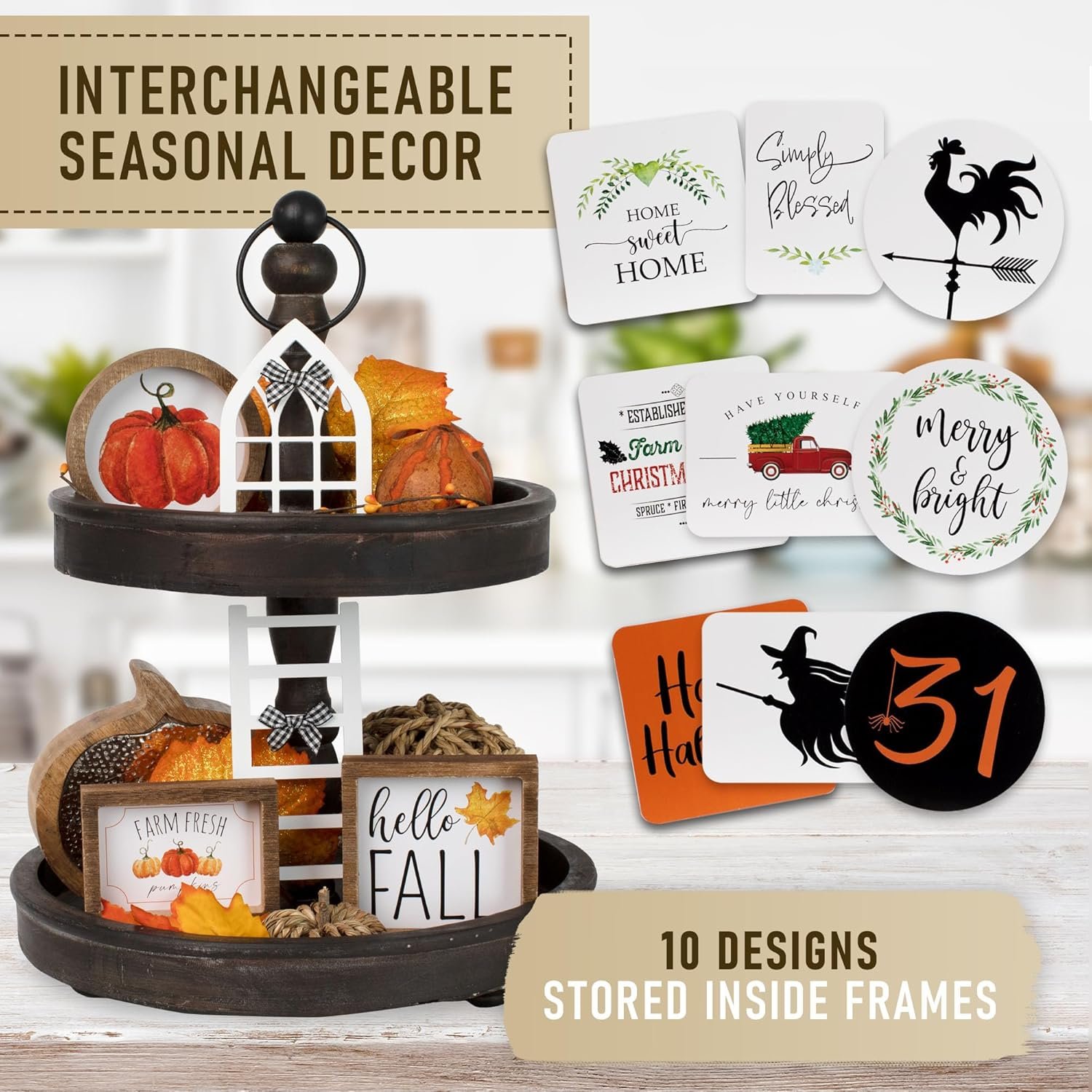 81UYNFDymtL._AC_SL1500_ The Ultimate Farmhouse Fall Tiered Tray Decor Set - Image 7