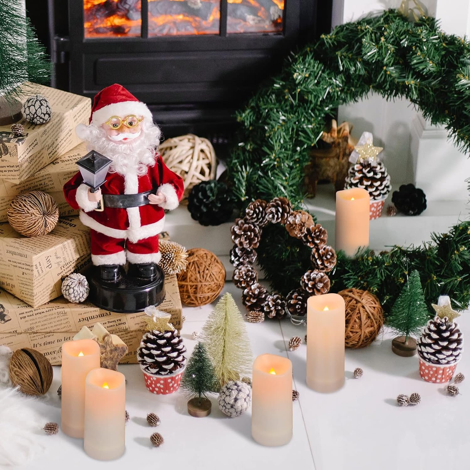 81UaFXYBYgL._AC_SL1500_ Aignis 12pcs Flameless LED Candles Warm - Image 3