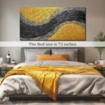 Black and Gold Abstract Painting - Image 5
