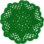 BIBITIME 2 PCS 6" to 7" Hollow Flower Crochet Round Doilies - Image 4