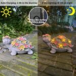 Solar Turtle Statues Garden Decor - Image 7