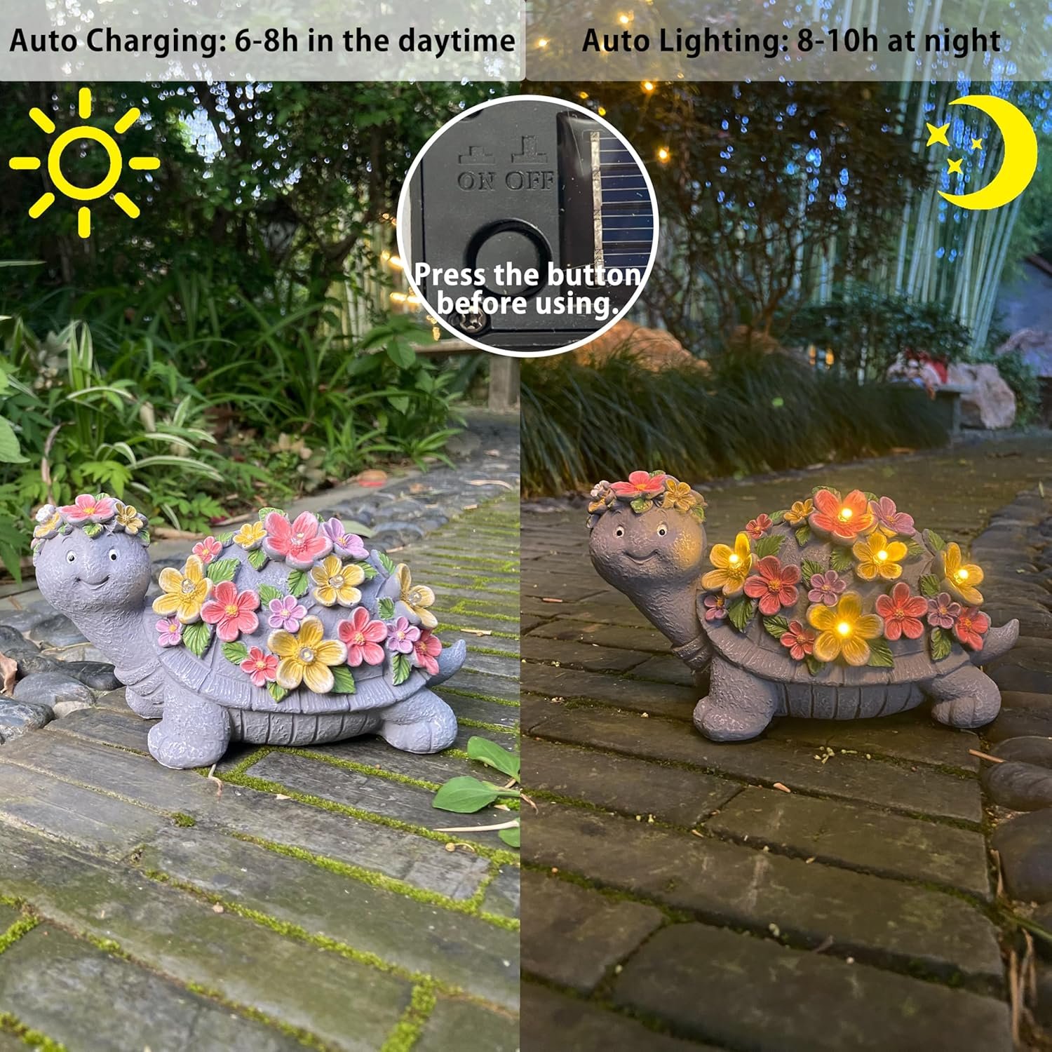 913uvtF4asL._AC_SL1500_ Solar Turtle Statues Garden Decor - Image 7