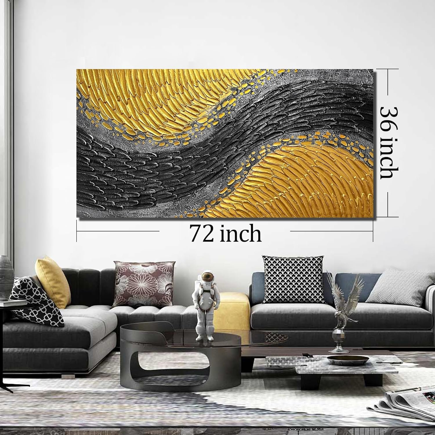 914vTv9botL._AC_SL1500_ Black and Gold Abstract Painting - Image 3