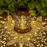 Mushroom & Frog Solar Lantern for Garden Outdoor Decor