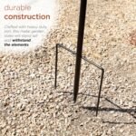 Alpine Corporation SLL2338 Metal Layered Floral Wind Spinner Garden Stake - Image 3