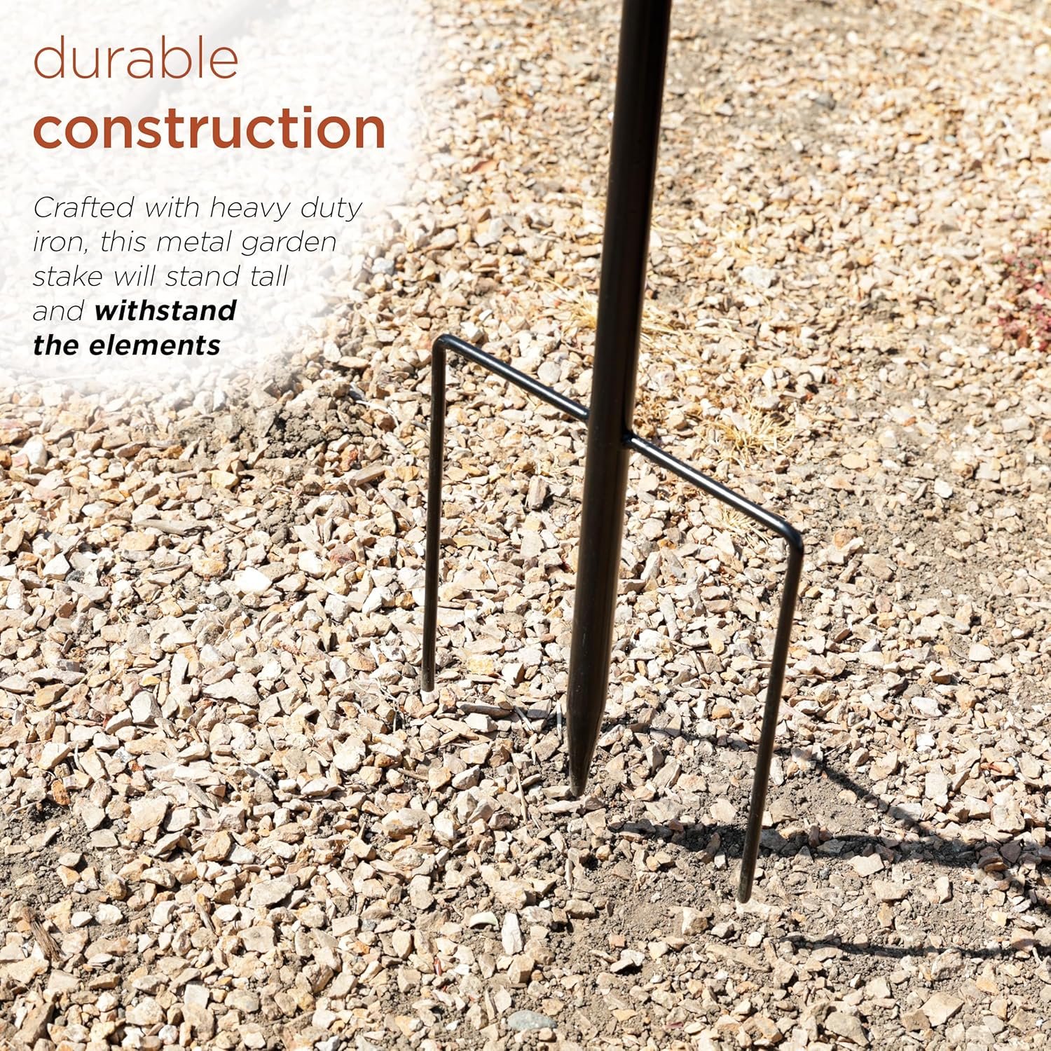 91ykLhA532L._AC_SL1500_ Alpine Corporation SLL2338 Metal Layered Floral Wind Spinner Garden Stake - Image 3