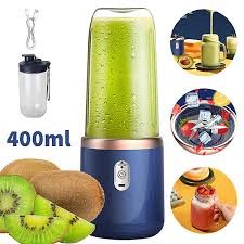 images (6) Electric Juice Maker Portable Blender Smoothie Mini Juicer Fruit Machine 400ml U - Image 3
