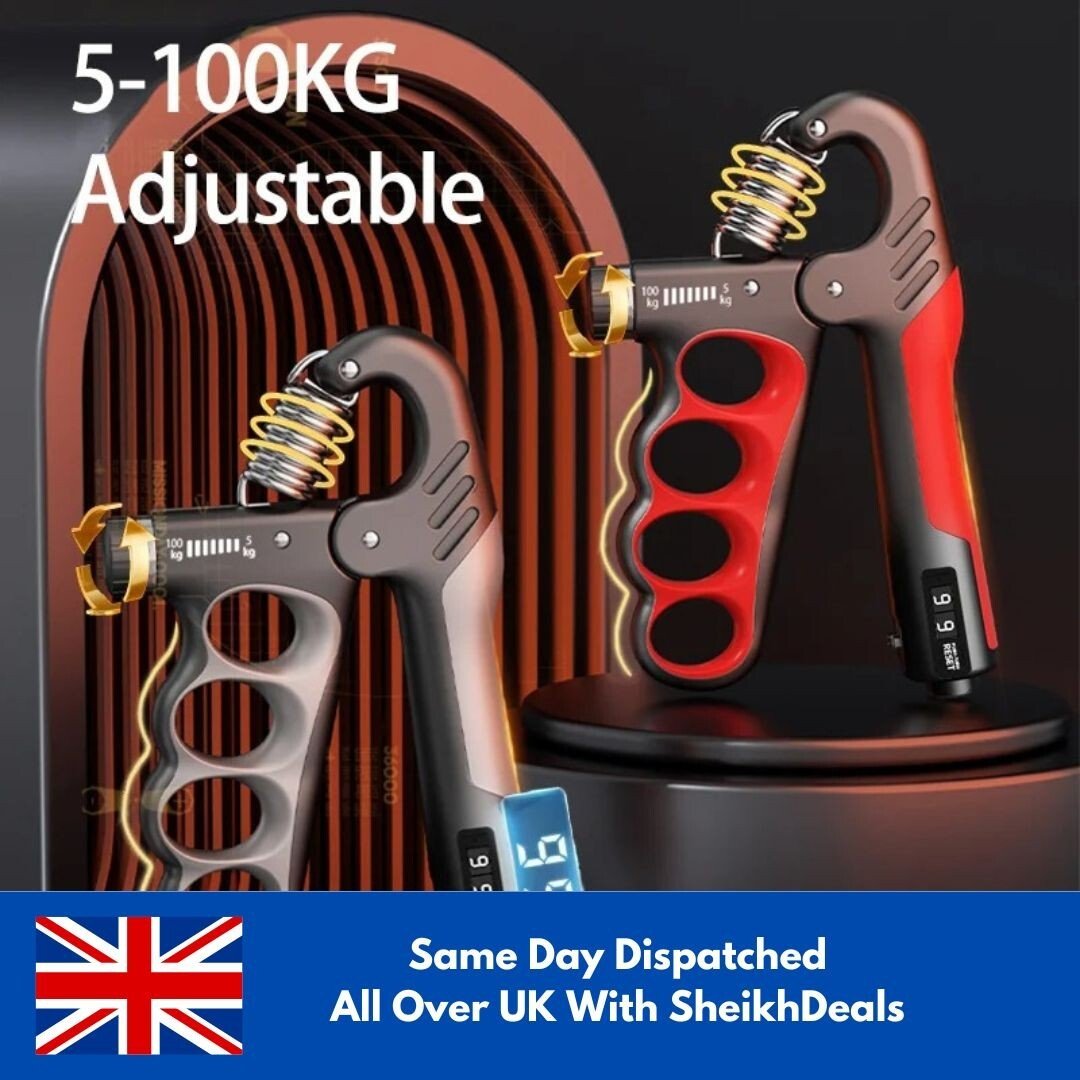 s-l1200 (3) 5-100kg Grip Strength Gym Wrist Expander Hand Strengthener Adjustable Muscle UK free shipping - Image 1