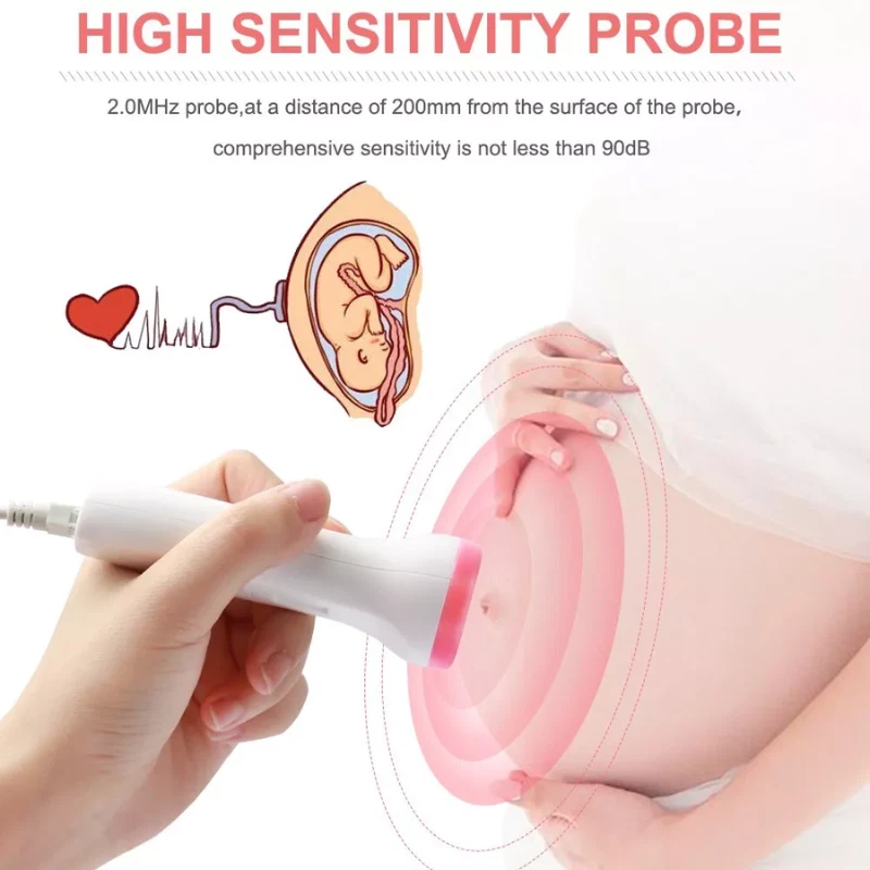 s-l1600 (46) Fetal Doppler Detector Baby Heart Beat Rate Probe Prenatal Monitor Ultrasonic - Image 3