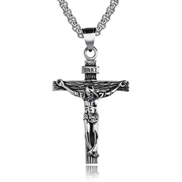 Premium Cross Necklace for Women 18k Gold Plated Trendy Gold Cross Pendant Chain for Girls Crucifix Necklace for Women Girls